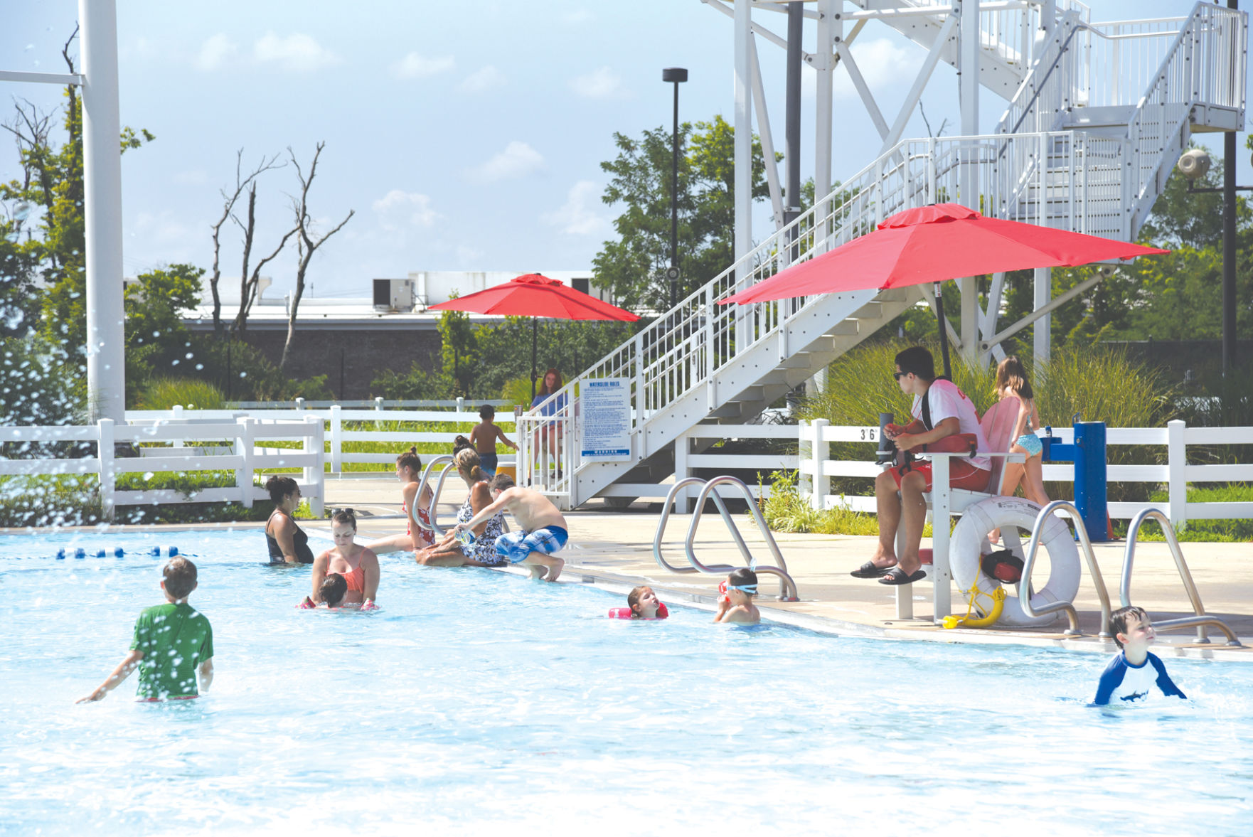Summer season brings a splash